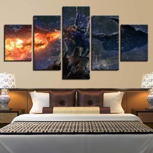 Soul Dark 2 - Gaming 5 Panel Canvas Art Wall Decor