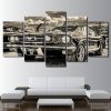 Sports Car 70 - Automative 5 Panel Canvas Art Wall Decor