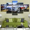 Sports Car 8 - Automative 5 Panel Canvas Art Wall Decor