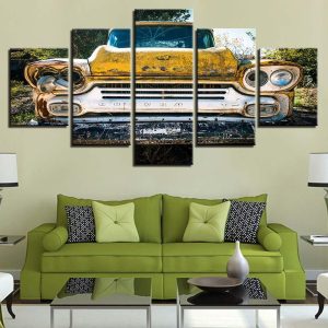 Sports Car 9 - Automative 5 Panel Canvas Art Wall Decor