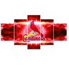 St. Louis Cardinals Inspired - Sport 5 Panel Canvas Art Wall Decor