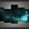 Star Universe - Space 5 Panel Canvas Art Wall Decor