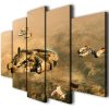 Star War Millennium Falcon - Movie 5 Panel Canvas Art Wall Decor