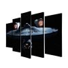 Star War New Star Trek - Movie 5 Panel Canvas Art Wall Decor