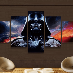 Star Wars Darth Vader 8 Movie - 5 Panel Canvas Art Wall Decor