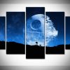 Star Wars Death Star At-at Movie - 5 Panel Canvas Art Wall Decor