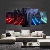 Star Wars Movie Character Movie - 5 Panel Canvas Art Wall Decor