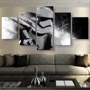 Star Wars Storm Trooper 1 Movie - 5 Panel Canvas Art Wall Decor