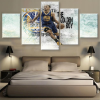 Stephen Curry The Golden Boy Basketball Star Celebrity - 5 Panel Canvas Art Wall Decor