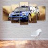 Subaru WRX Rally Car - 5 Panel Canvas Art Wall Decor