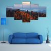 Sunrise At Smoky Mountains Nature - 5 Panel Canvas Art Wall Decor