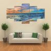 Sunset Beach Perth Western Australia - Nature 5 Panel Canvas Art Wall Decor