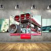 Supercharged Ford - Automative 5 Panel Canvas Art Wall Decor