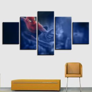 Superhero 12 - DC 5 Panel Canvas Art Wall Decor