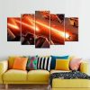 Superhero Dc Comics: Flash - Dc 5 Panel Canvas Art Wall Decor