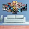 Superhero - Dc 5 Panel Canvas Art Wall Decor