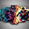 Superman 2 - Dc 5 Panel Canvas Art Wall Decor