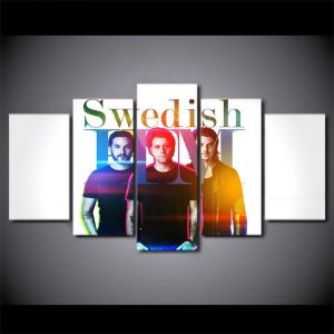 Swedish House Mafia Axwell - Music 5 Panel Canvas Art Wall Decor