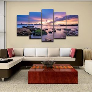 Sydney Harbour Australia - Nature 5 Panel Canvas Art Wall Decor