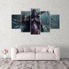 Sylvanas World Of Warcraft - Gaming 5 Panel Canvas Art Wall Decor