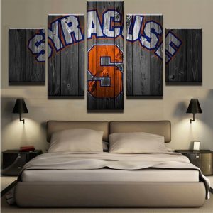 Syracuse Orange Logo Sport - 5 Panel Canvas Art Wall Decor