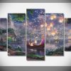 Tangled Poster - 5 Panel Canvas Art Wall Decor