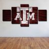 Texas A&M Sport - 5 Panel Canvas Art Wall Decor