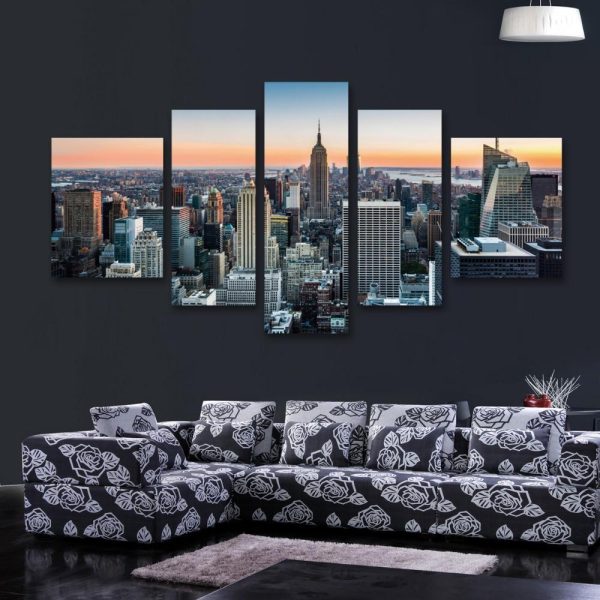 The Art Of Landscape - Nature 5 Panel Canvas Art Wall Decor