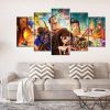 The Book Of Life Animated - Cartoon 5 Panel Canvas Art Wall Decor