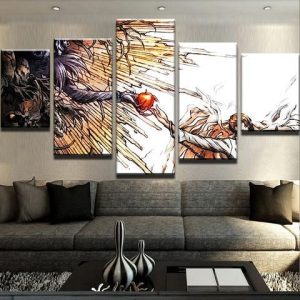 The Creation Of Ryuk - Abstract 5 Panel Canvas Art Wall Decor