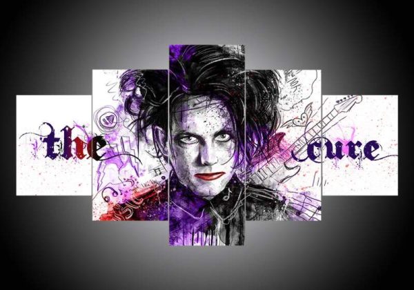 The Cure - Music 5 Panel Canvas Art Wall Decor