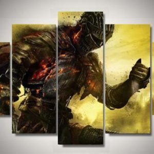 The Dark Soul - Movie 5 Panel Canvas Art Wall Decor