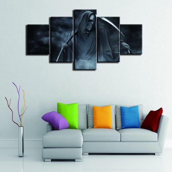 The Death Sight - Halloween 5 Panel Canvas Art Wall Decor