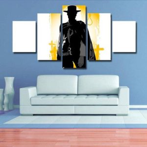 The Good The Bad The Ugly - Movie 5 Panel Canvas Art Wall Decor