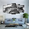 The Guitar Strings - Music 5 Panel Canvas Art Wall Decor