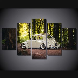 The Light Car - Automative 5 Panel Canvas Art Wall Decor