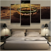 The One Ring Lord Of The Rings 1 - Movie 5 Panel Canvas Art Wall Decor