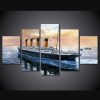 The Titanic Movie - 5 Panel Canvas Art Wall Decor