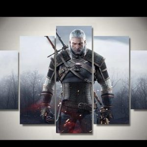 The Witcher 3 - Gaming 5 Panel Canvas Art Wall Decor