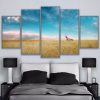 Thick Growth Of Grass Breaking Bad Rv - Nature 5 Panel Canvas Art Wall Decor