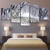 Tiger 12 - Animal 5 Panel Canvas Art Wall Decor