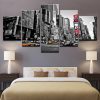 Times Square New York - Nature 5 Panel Canvas Art Wall Decor