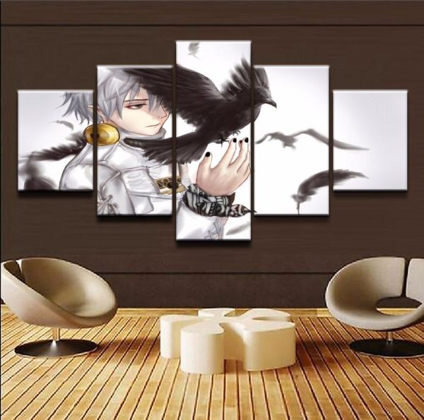 Tokyo Ghoul 13 - Cartoon 5 Panel Canvas Art Wall Decor