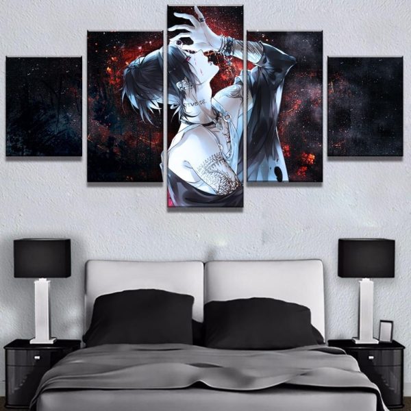 Tokyo Ghoul 14 - Cartoon 5 Panel Canvas Art Wall Decor