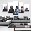 Tokyo Ghoul Ken Kaneki Evolution Anime - 5 Panel Canvas Art Wall Decor