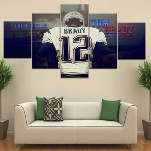 Tom Brady Sport - 5 Panel Canvas Art Wall Decor