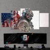 Tom Clancys Rainbow Six Siege Blackbeard 14 - Gaming 5 Panel Canvas Art Wall Decor