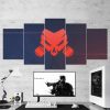 Tom Clancys Rainbow Six Siege Operation Chimera Logo Minimal 17 - Gaming 5 Panel Canvas Art Wall Decor