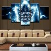 Toronto Maple Leafs 1 Sport - 5 Panel Canvas Art Wall Decor