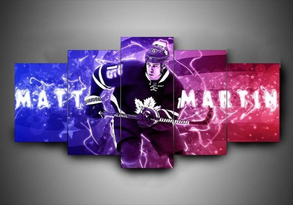 Toronto Maple Leafs - Matt Martin - Sport 5 Panel Canvas Art Wall Decor